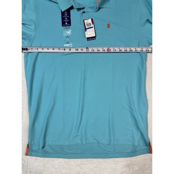 Izod Men’s Shirt Advantage Polo XL Powder Blue Golf Wick Stretch Quick Dry-NWT - Picture 5 of 6